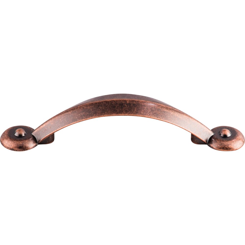 Angle 3" Centers Arch Pull in Antique Copper
