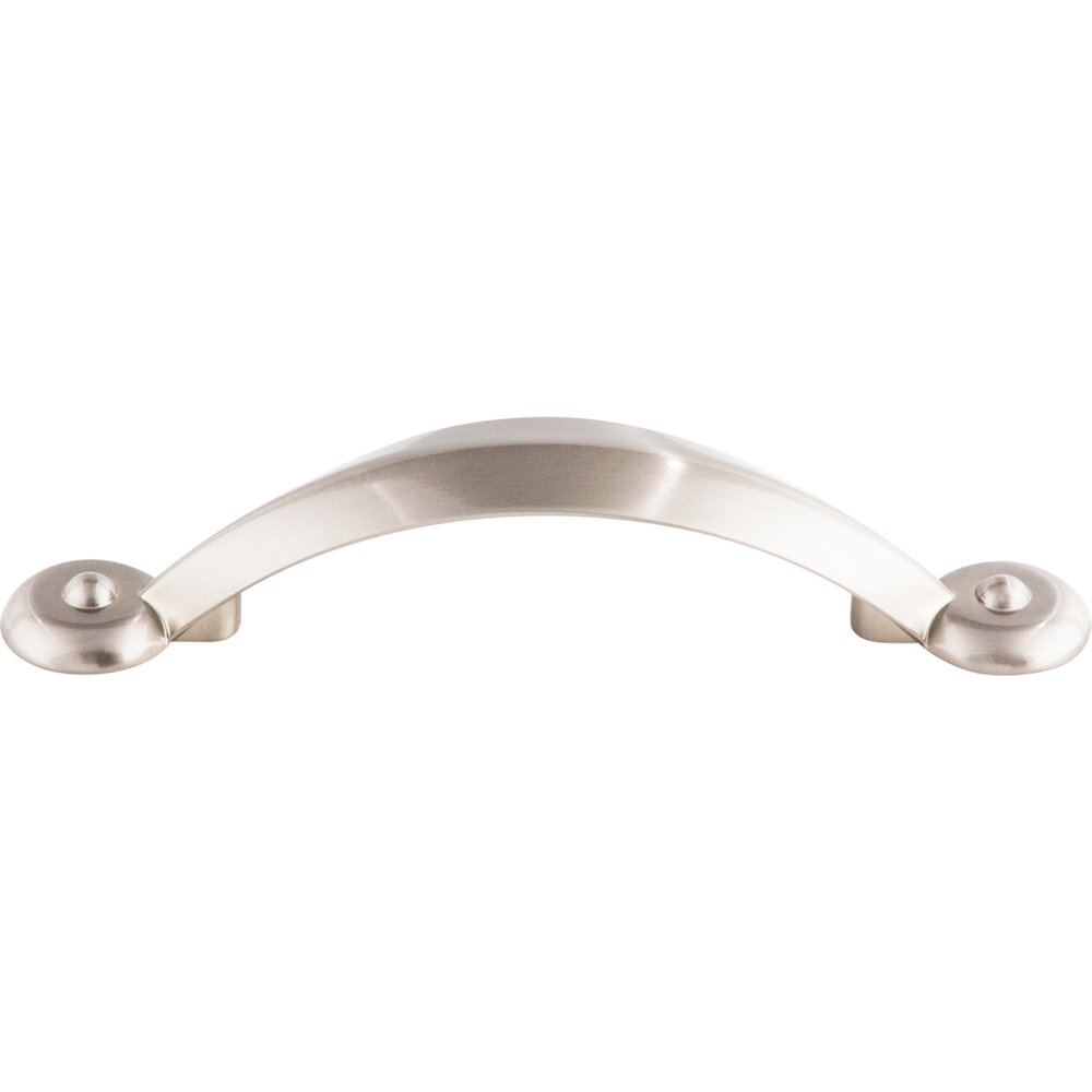 Angle 3" Centers Arch Pull in Brushed Satin Nickel
