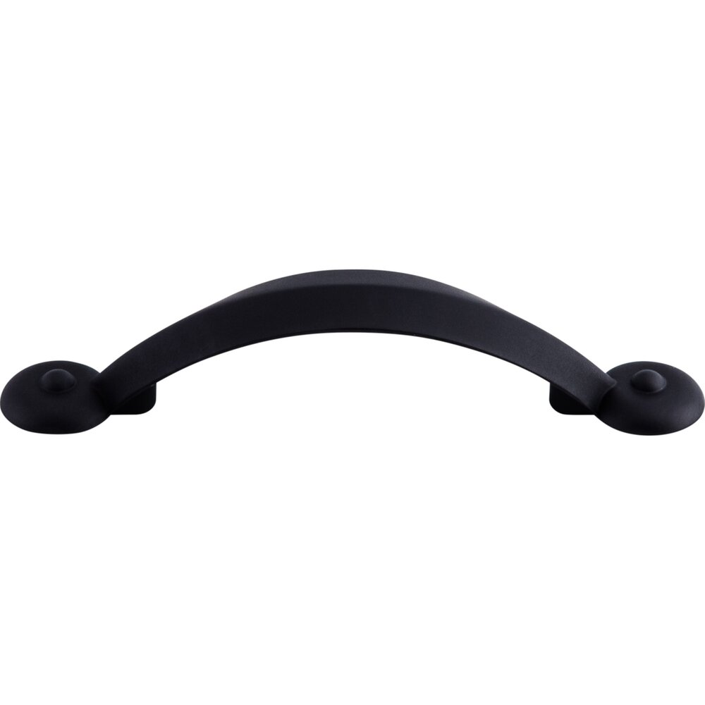 Angle 3" Centers Arch Pull in Flat Black