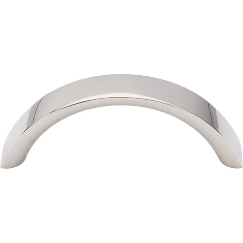 Crescent 3" Centers Arch Pull in Polished Nickel