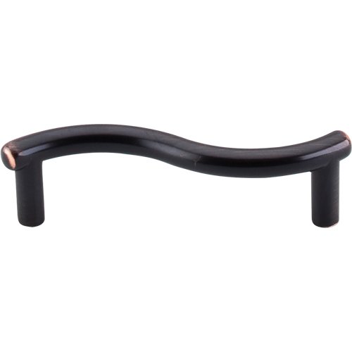 Spiral 3" Centers Bar Pull in Tuscan Bronze