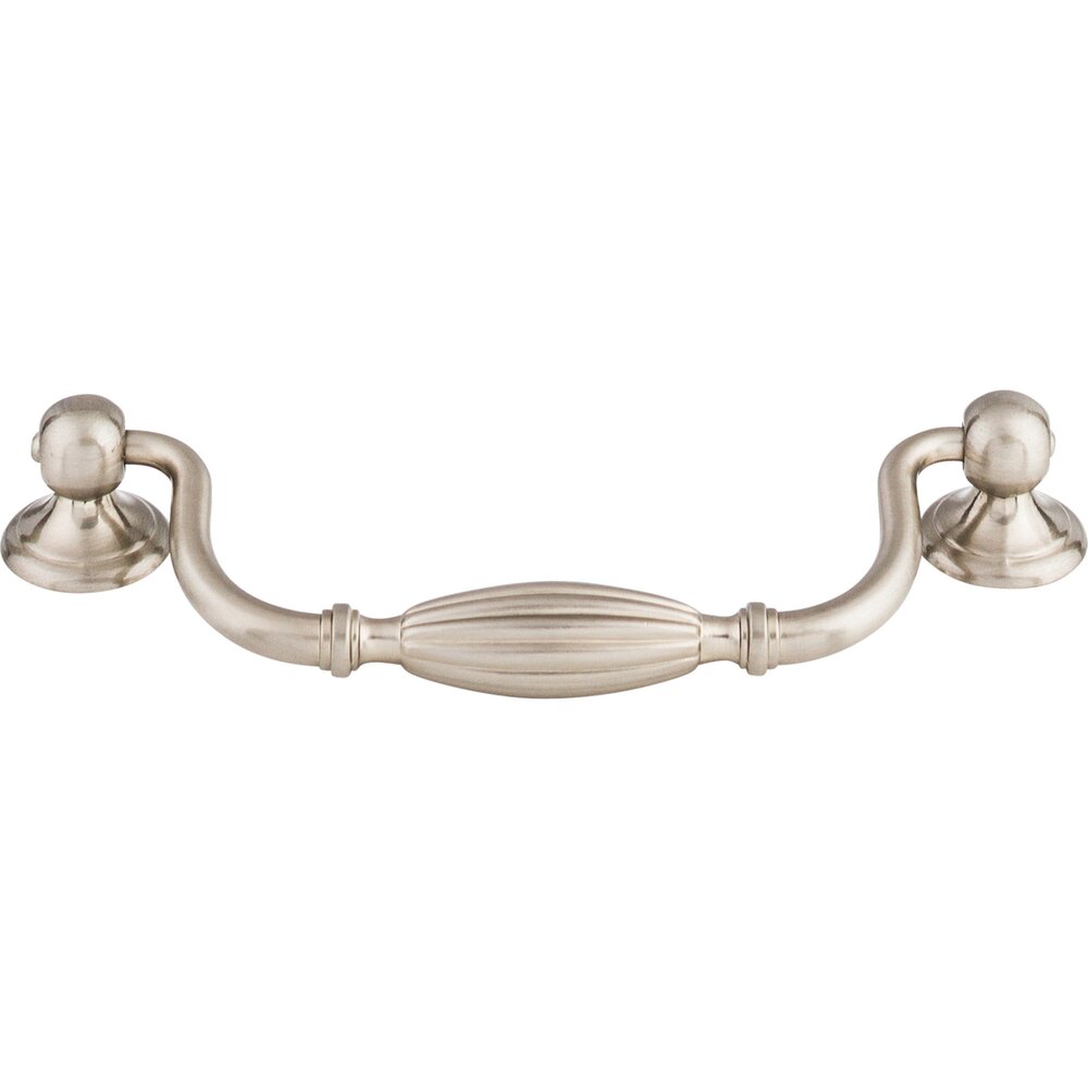Tuscany 5 1/16" Centers Drop Pull in Brushed Satin Nickel