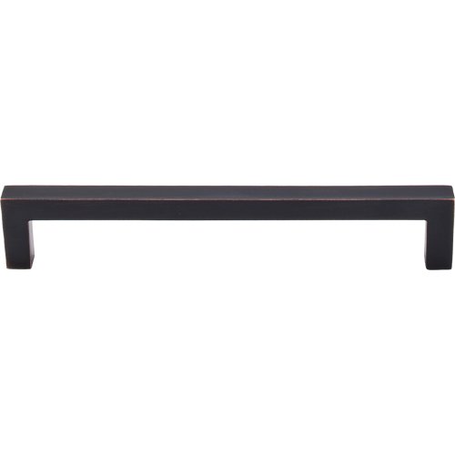 Square Bar 6 5/16" Centers Bar Pull in Tuscan Bronze