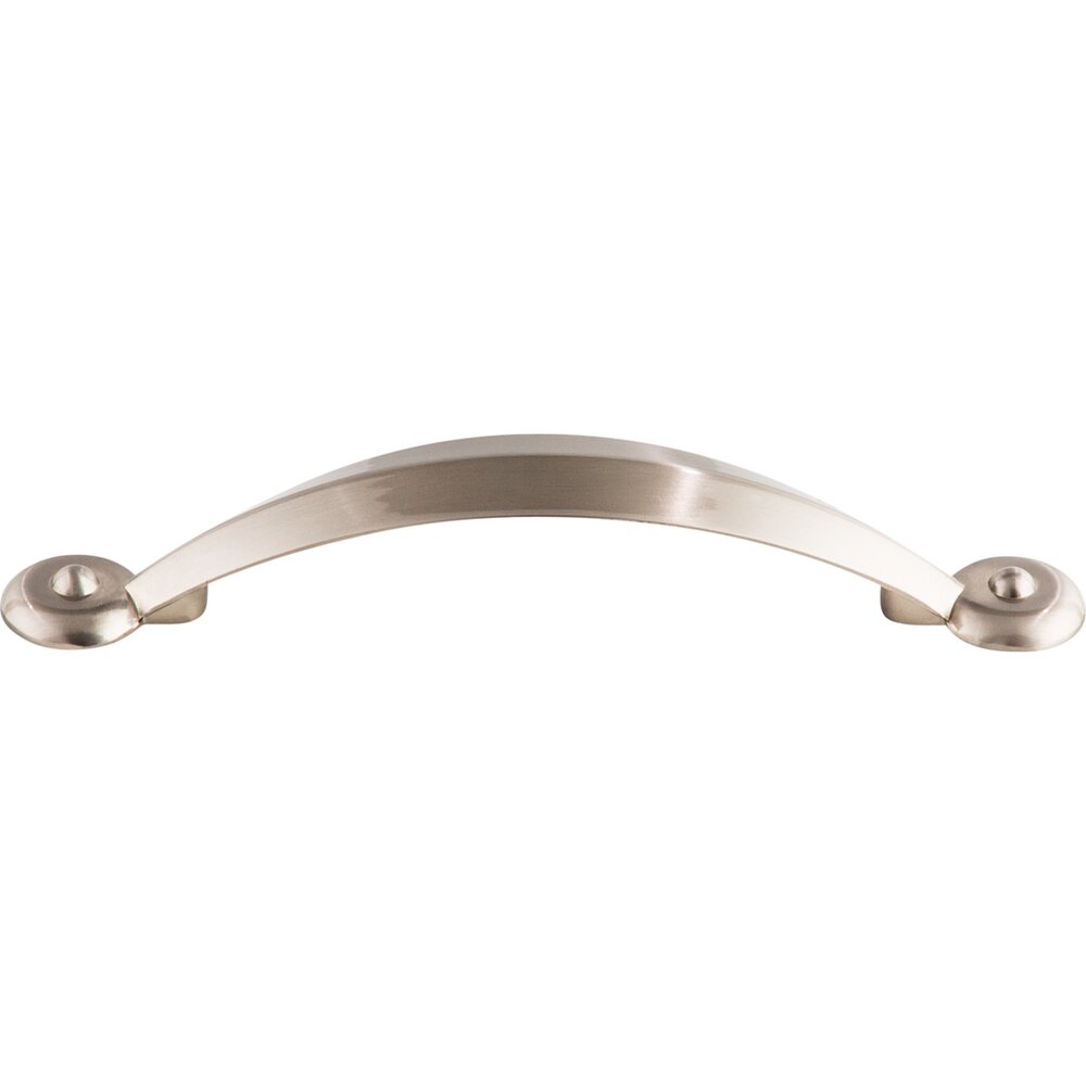 Angle 3 3/4" Centers Arch Pull in Brushed Satin Nickel