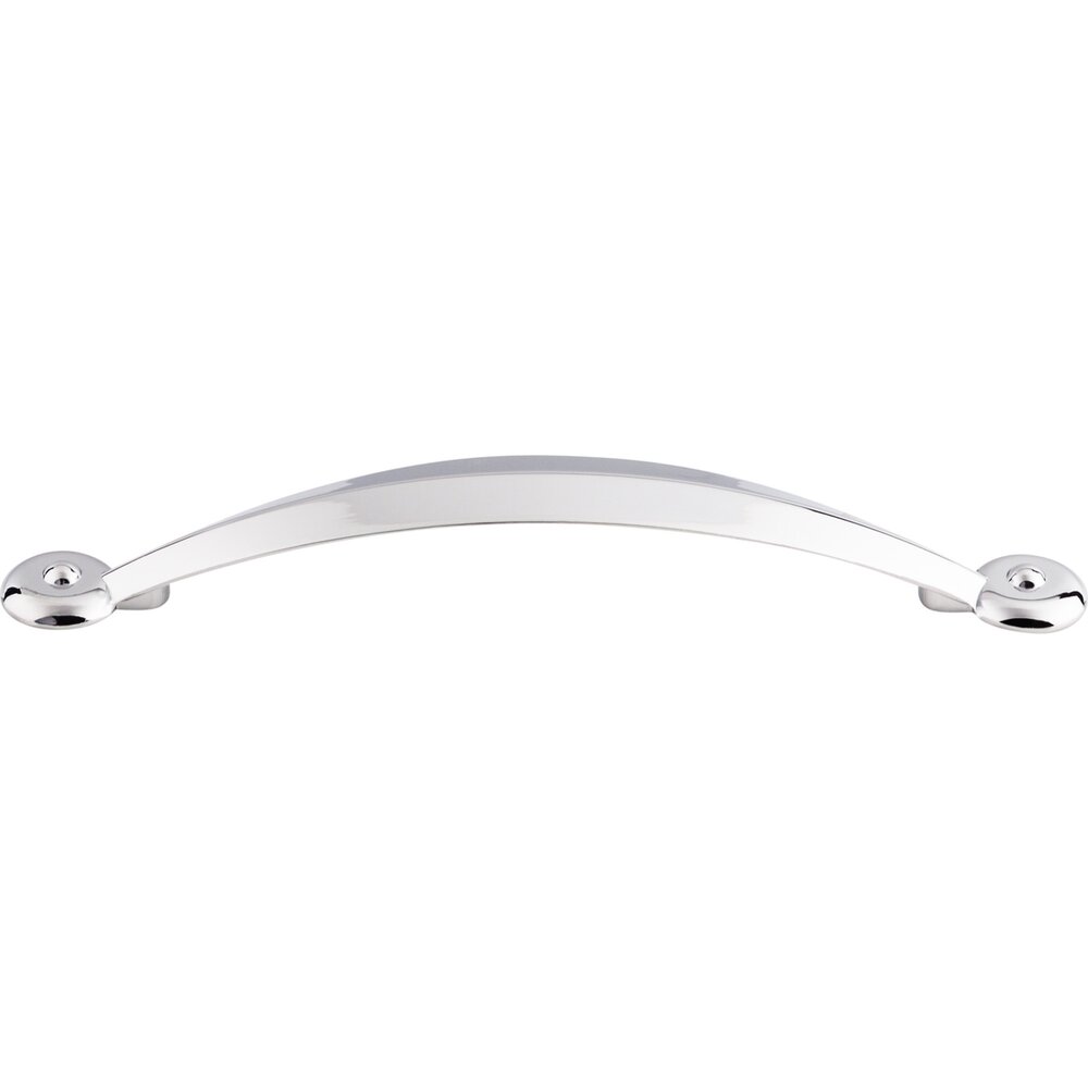 Angle 5 1/16" Centers Arch Pull in Polished Chrome