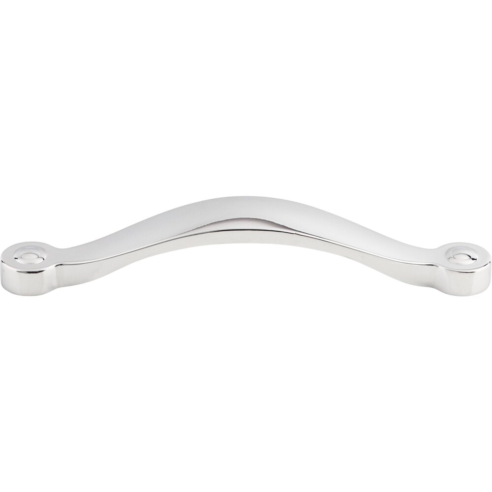 Saddle 5 1/16" Centers Arch Pull in Polished Chrome