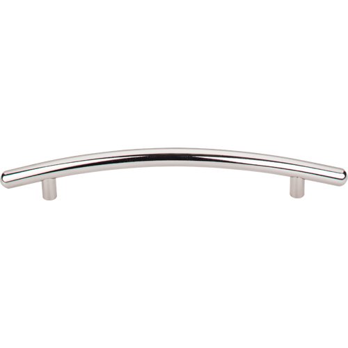 Curved 6 5/16" Centers Arch Pull in Polished Nickel