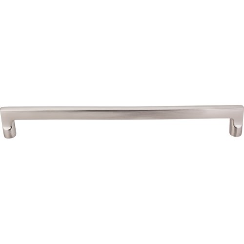 Aspen II Flat Sided 12" Centers Bar Pull in Brushed Satin Nickel