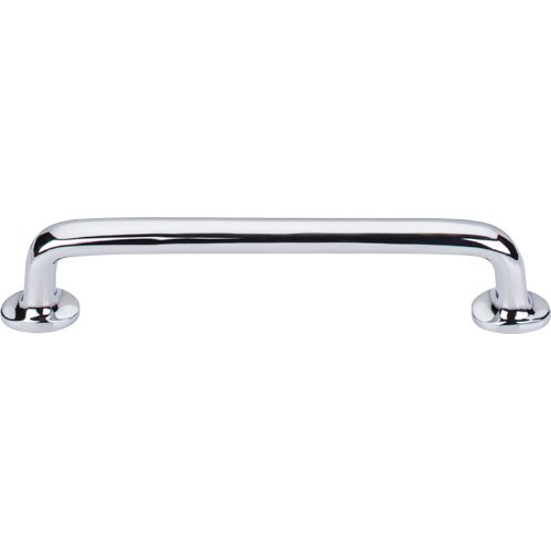 Aspen II Rounded 6" Centers Bar Pull in Polished Chrome