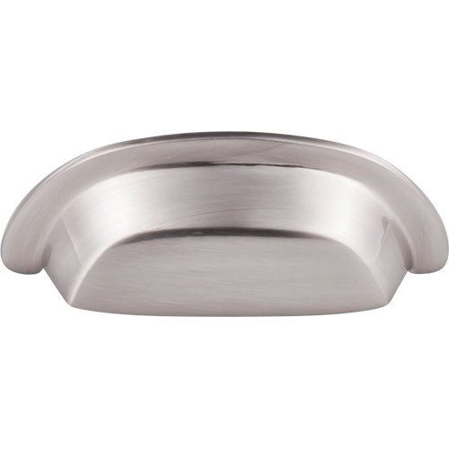 Aspen II 3" Centers Cup Pull in Brushed Satin Nickel