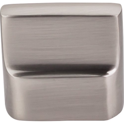 Aspen II Flat Sided 7/8" Centers Long Rectangle Knob in Brushed Satin Nickel