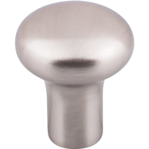 Aspen II Round 1 1/8" Diameter Mushroom Knob in Brushed Satin Nickel