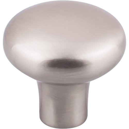 Aspen II Round 1 5/8" Diameter Mushroom Knob in Brushed Satin Nickel