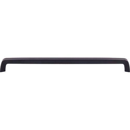 Tapered Bar 12 5/8" Centers Arch Pull in Flat Black
