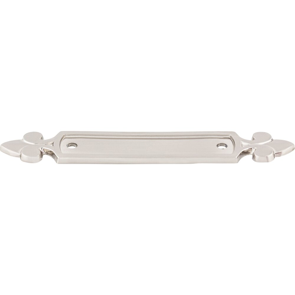 Dover Backplate 2 1/2" Centers Pull Backplate in Brushed Satin Nickel