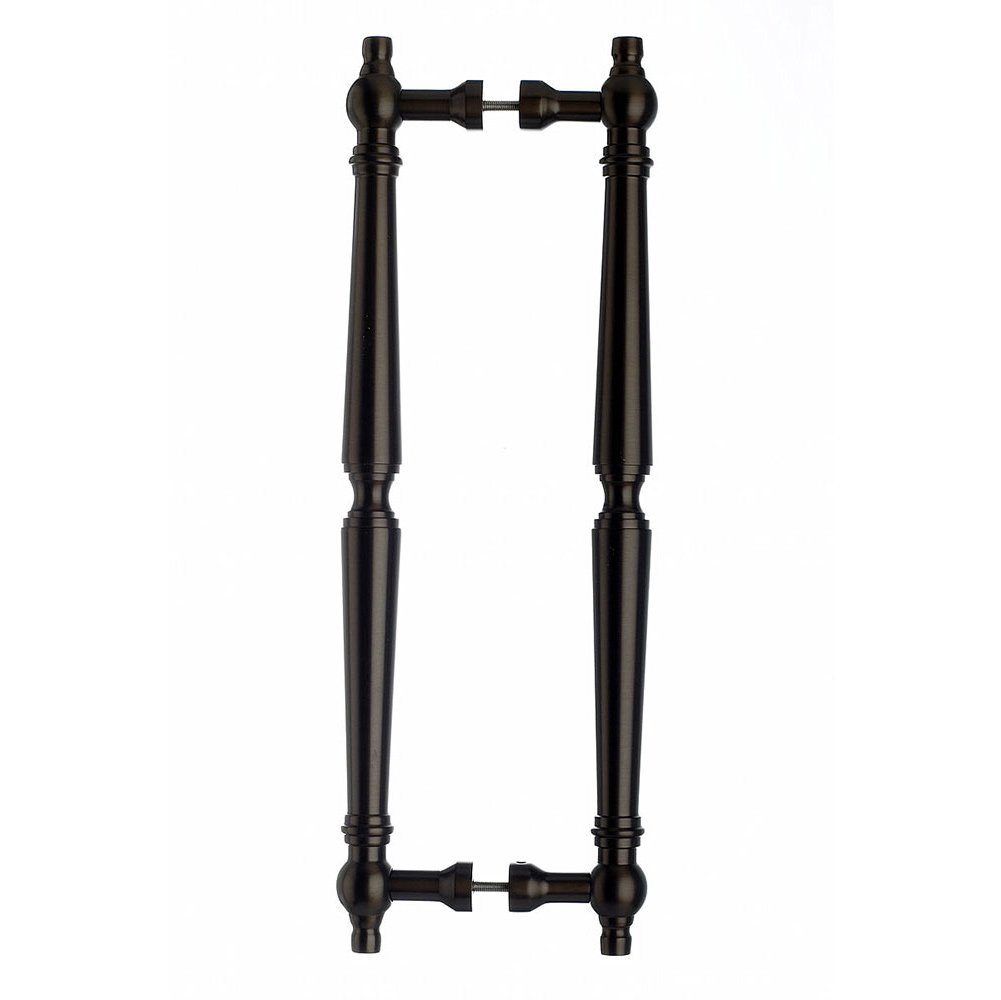 Oversized 18" Centers Back to Back Door Pulls in Oil Rubbed Bronze 20 3/32" O/A