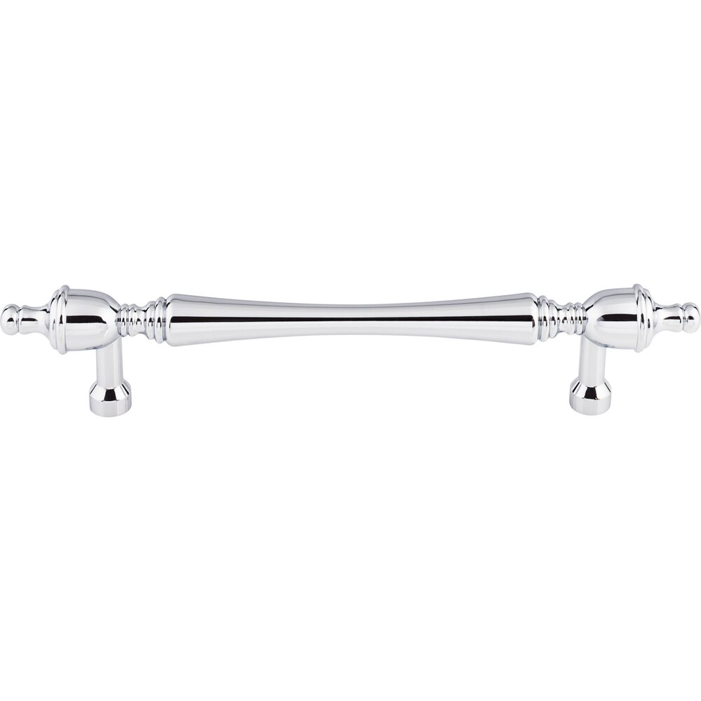 Somerset Finial 7" Centers Bar Pull in Polished Chrome