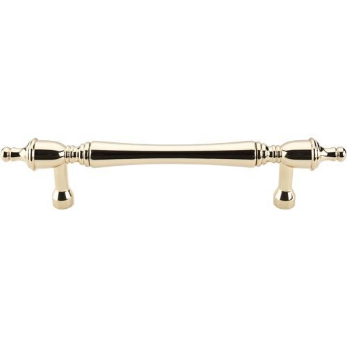 Oversized 8" Centers Door Pull in Polished Brass 12 3/16" O/A