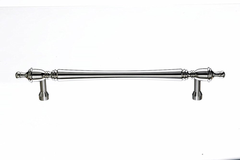 Oversized 18" Centers Door Pull in Brushed Satin Nickel 22 3/16" O/A