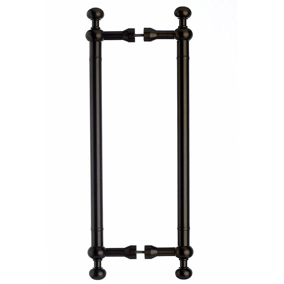 Oversized 18" Centers Back to Back Door Pull in Oil Rubbed Bronze 21 5/32" O/A