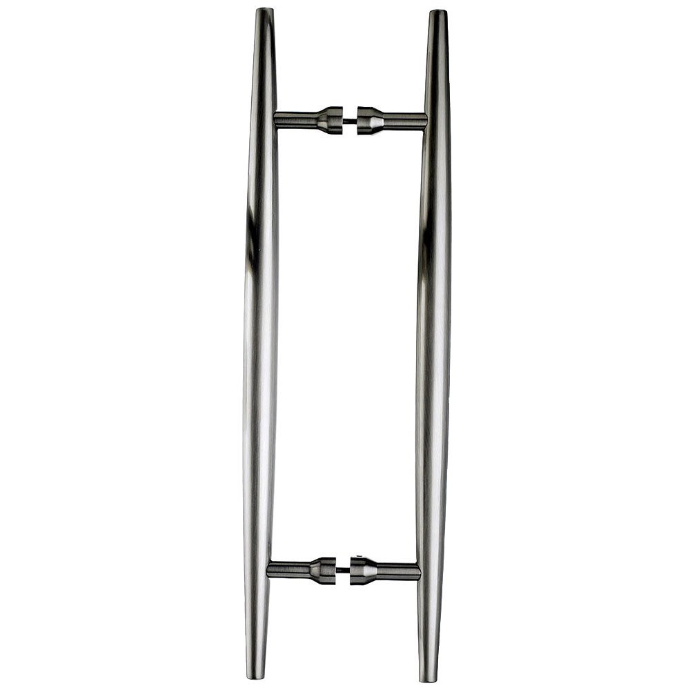 18" Centers Back to Back Door Pull in Brushed Satin Nickel