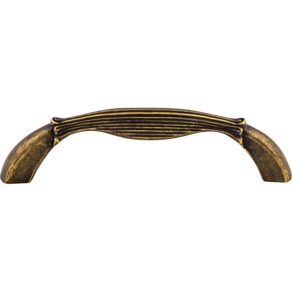 Straight 3 3/4" Centers Bar Pull in German Bronze