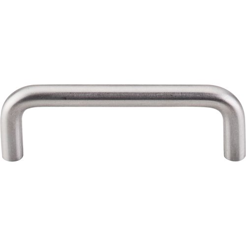 Bent Bar (10mm Diameter) 3 3/4" Centers Bar Pull in Brushed Stainless Steel