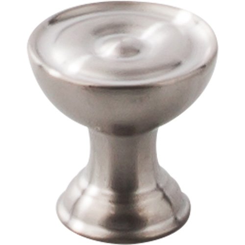 Rook 1" Diameter Mushroom Knob in Brushed Stainless Steel