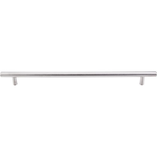 Solid Bar 11 11/32" Centers Bar Pull in Brushed Stainless Steel