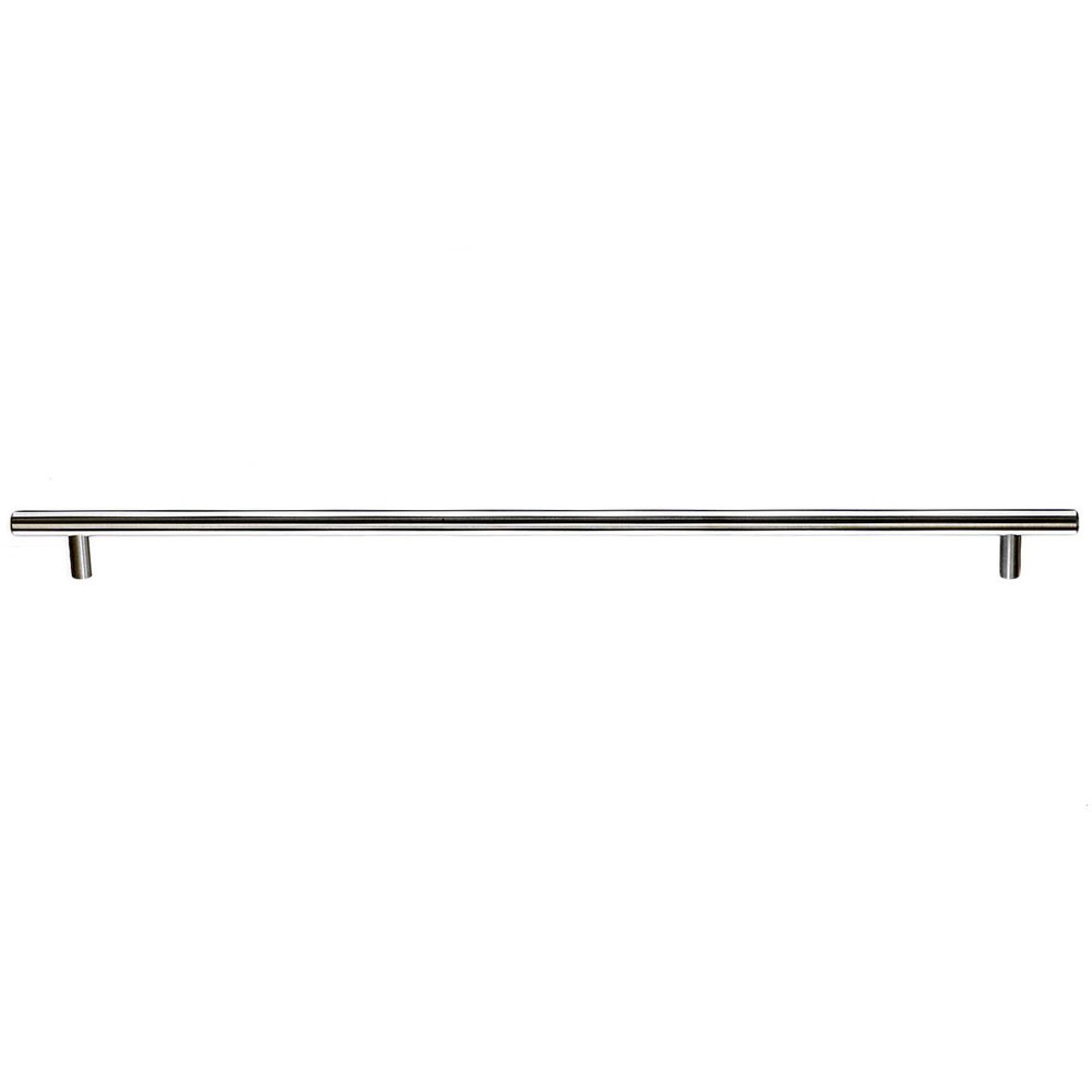 Solid Bar 16 3/8" Centers Bar Pull in Brushed Stainless Steel