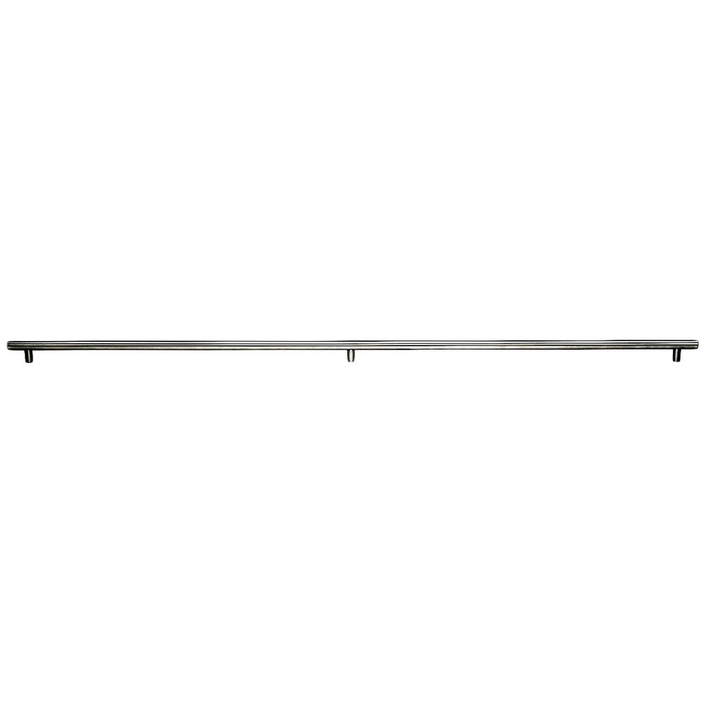 Hollow 3 posts - 2 x 18 1/8" Centers Bar Pull in Brushed Stainless Steel