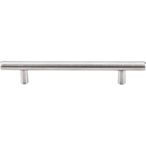 Hollow 5 1/16" Centers Bar Pull in Brushed Stainless Steel