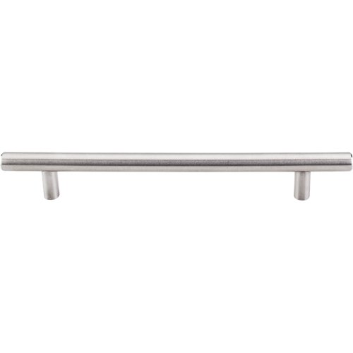 Hollow 6 5/16" Centers Bar Pull in Brushed Stainless Steel