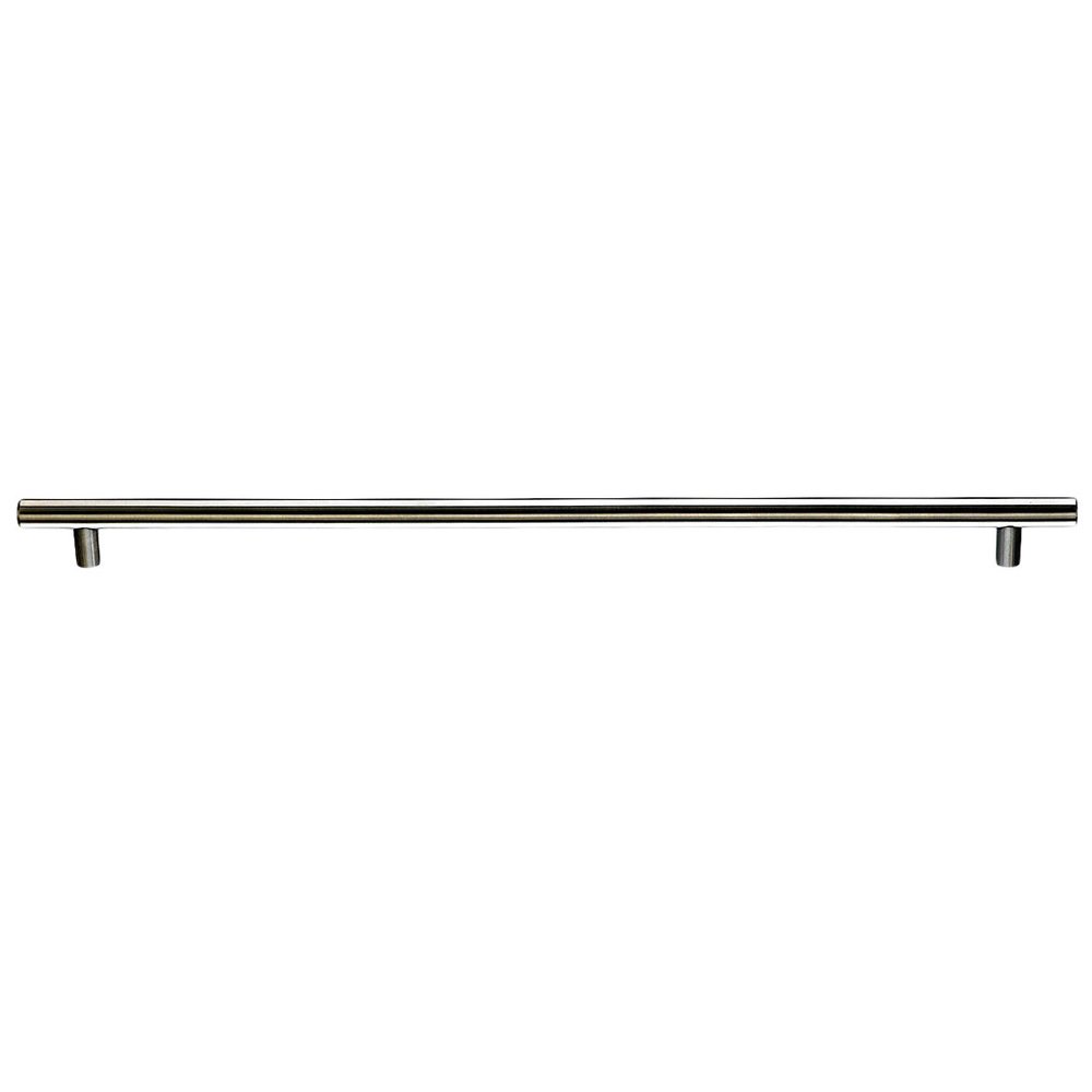 Hollow 16 3/8" Centers Bar Pull in Brushed Stainless Steel