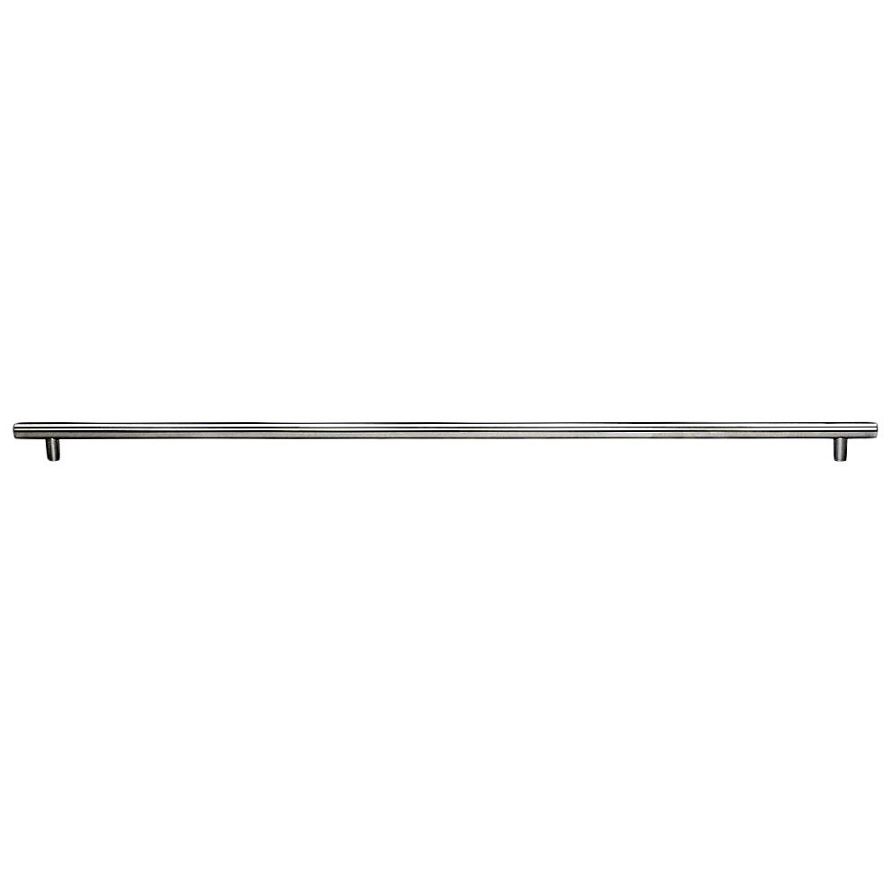 Hollow 25 3/16" Centers Bar Pull in Brushed Stainless Steel