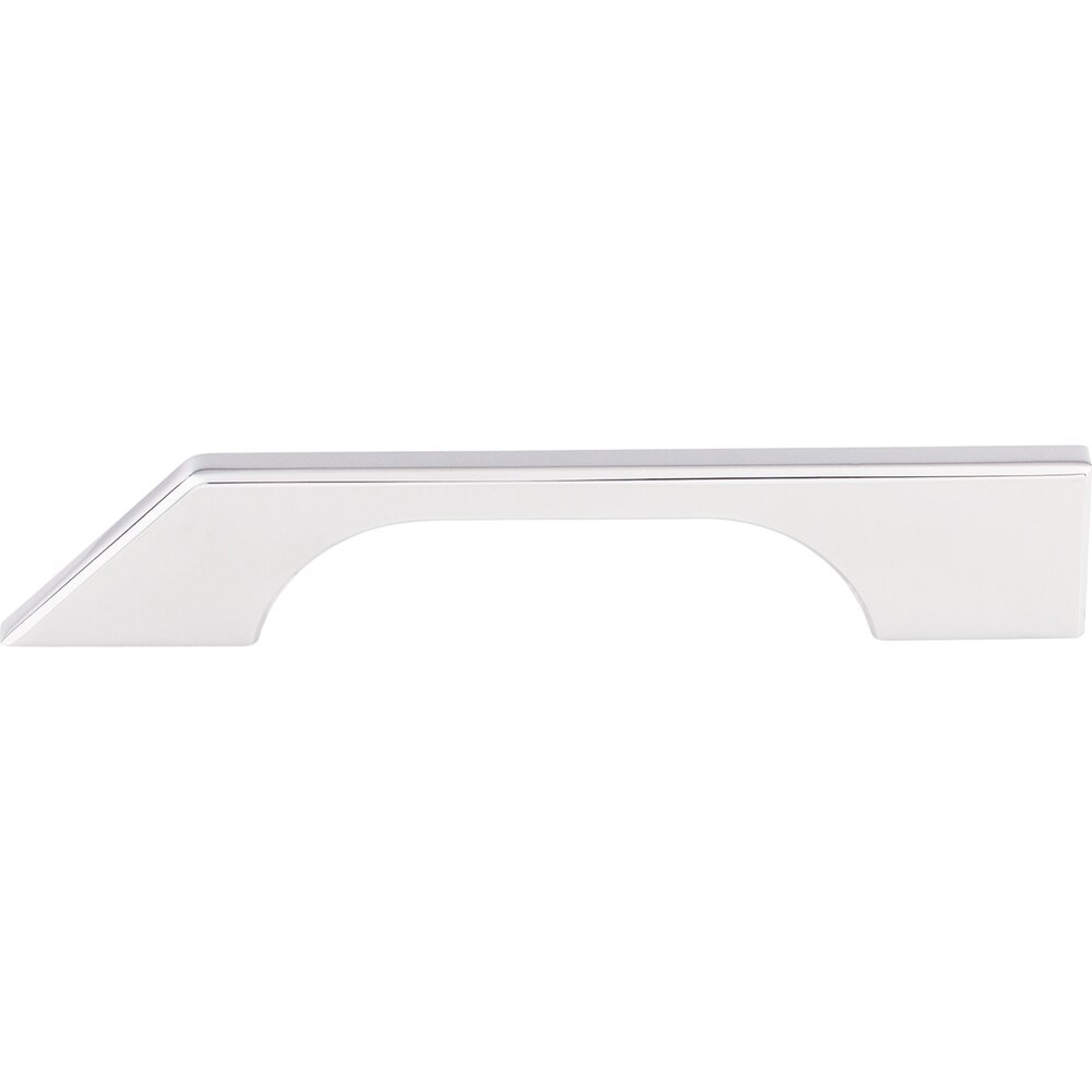 Tapered 5" Centers Bar Pull in Polished Chrome