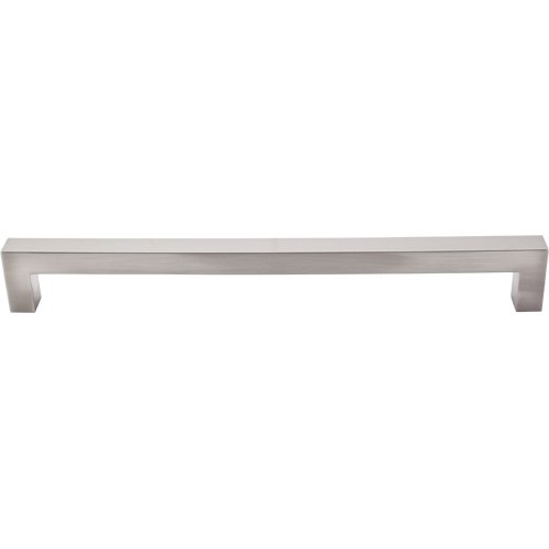 Square Bar 12" Centers Appliance Pull in Brushed Satin Nickel