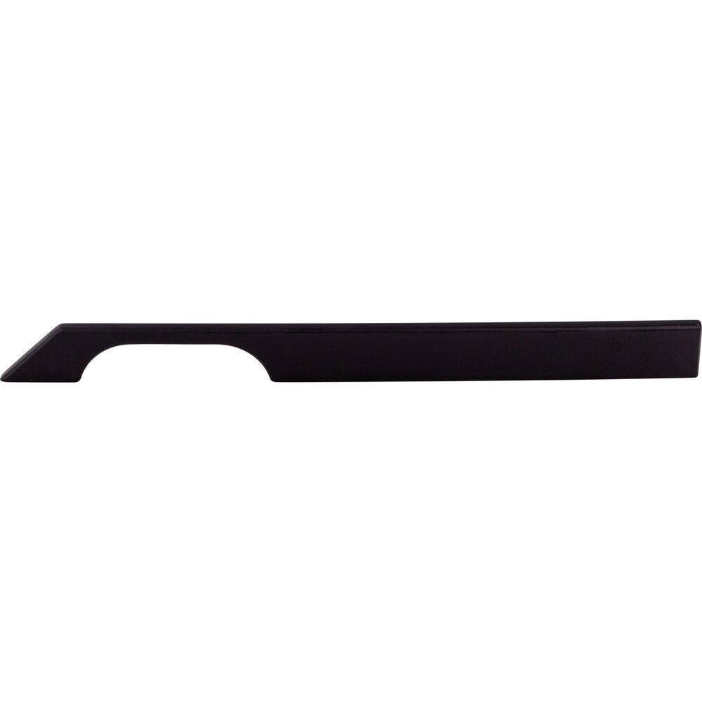 Tapered 12" Centers Bar Pull in Flat Black