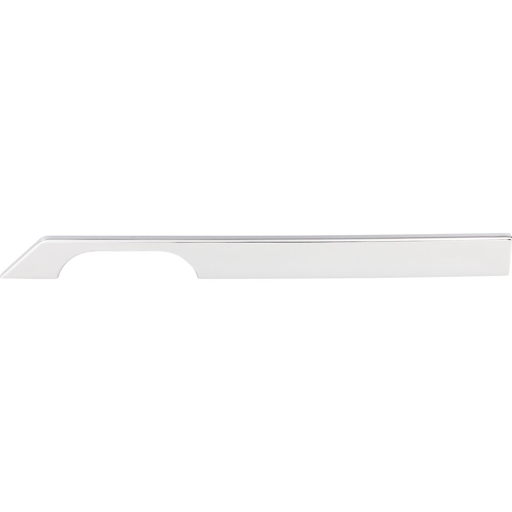 Tapered 12" Centers Bar Pull in Polished Chrome