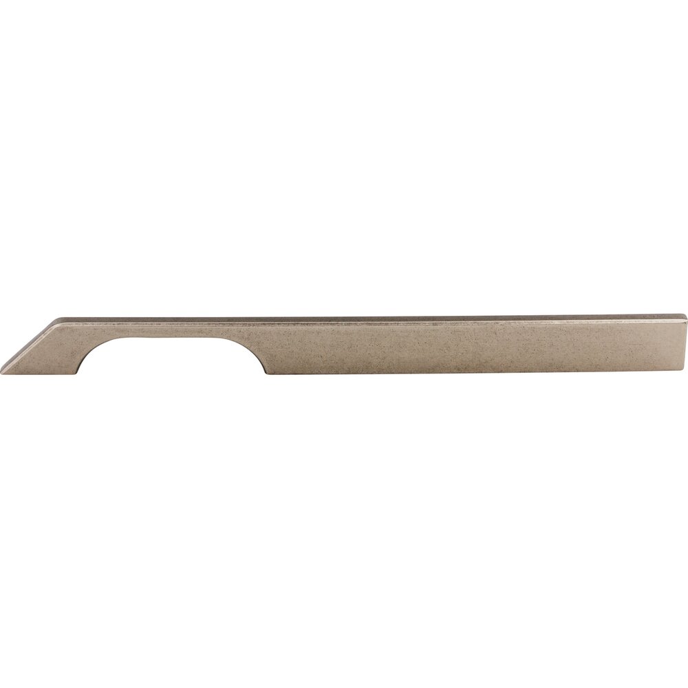 Tapered 12" Centers Bar Pull in Pewter Antique