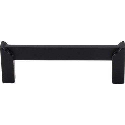 3 1/2" Centers Meadows Edge Square Pull in Flat Black