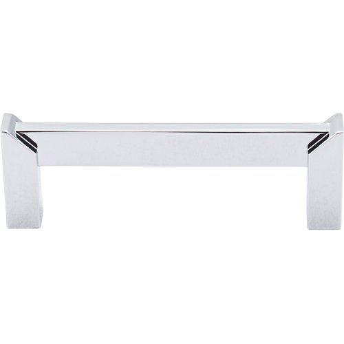3 1/2" Centers Meadows Edge Square Pull in Polished Chrome