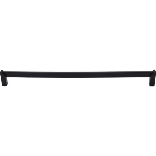 12" Centers Meadows Edge Square Pull in Flat Black