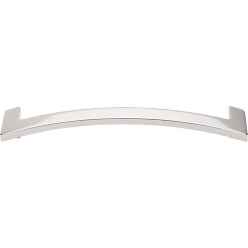 5" Centers Euro Arched Pull in Polished Nickel