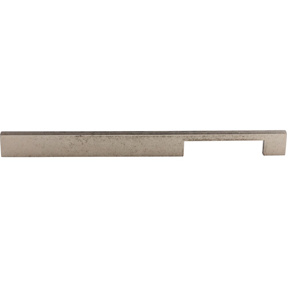Linear 12" Centers Bar Pull in Pewter Antique