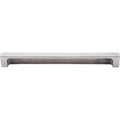 Modern Metro 8" Centers Finger Pull in Brushed Stainless Steel