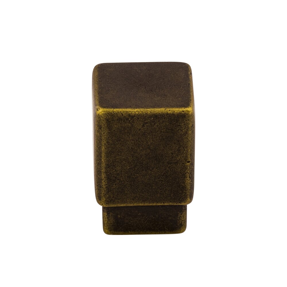 Tapered 3/4" Long Square Knob in German Bronze