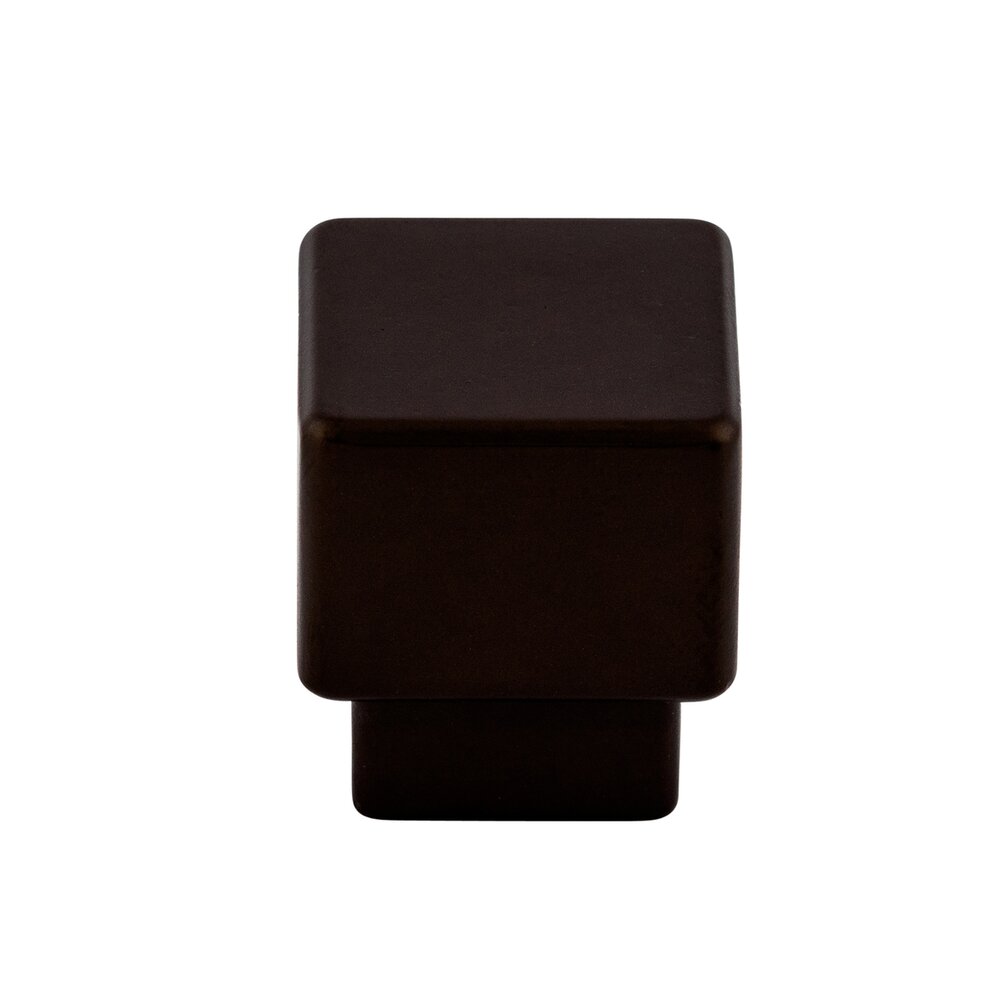 Tapered 1" Long Square Knob in Oil Rubbed Bronze