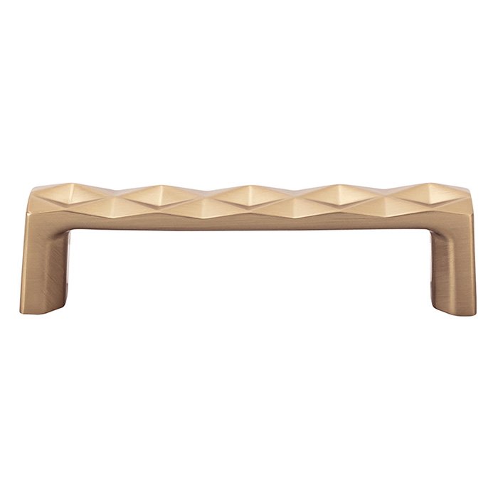 Quilted 3 3/4" Centers Bar Pull in Honey Bronze
