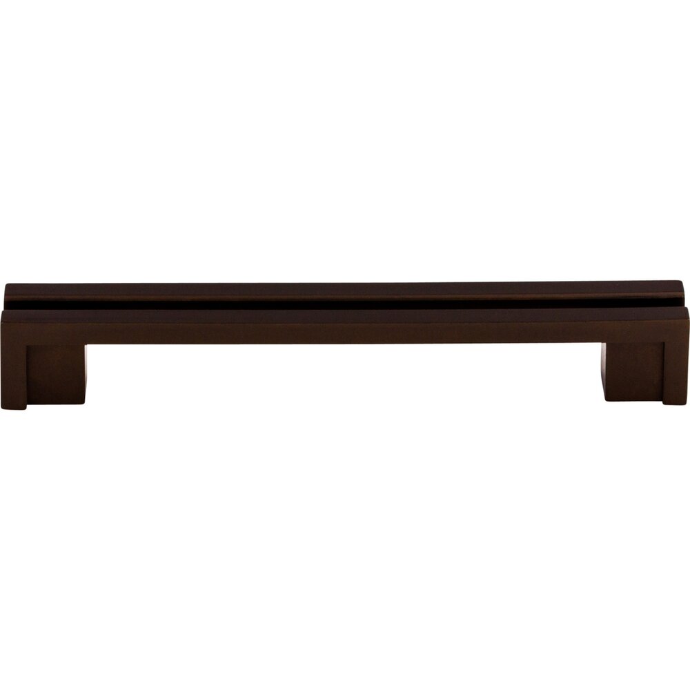Flat Rail 5" Centers Bar Pull in Oil Rubbed Bronze